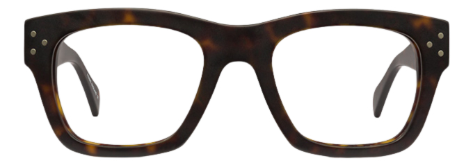 Matt Dark Tortoiseshell - Front