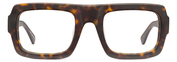 Matt Dark Tortoiseshell - Front