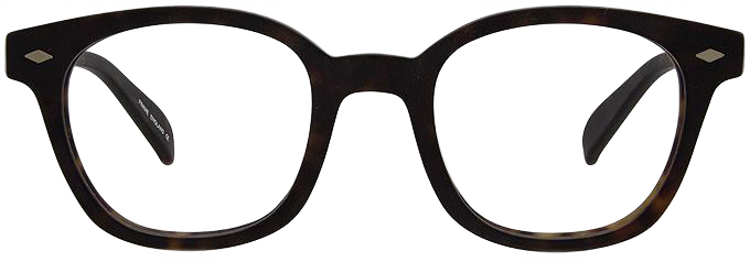 Matt Dark Tortoiseshell - Front