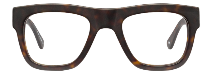 Matt Dark Tortoiseshell - Front