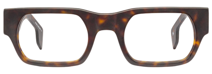Matt Dark Tortoiseshell - Front