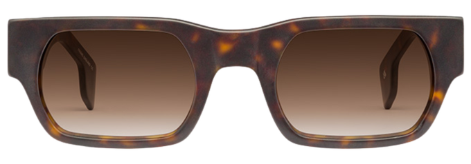 Matt Dark Tortoiseshell - Front