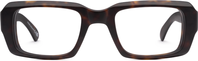 Matt Dark Tortoiseshell - Front