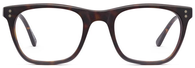 Matt Dark Tortoiseshell - Front