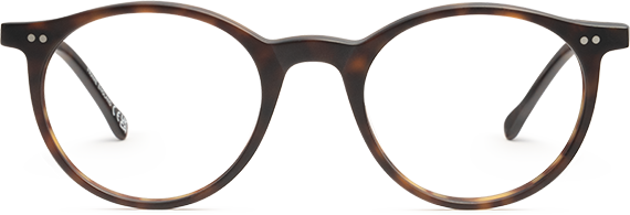 Matt Dark Tortoiseshell - Front