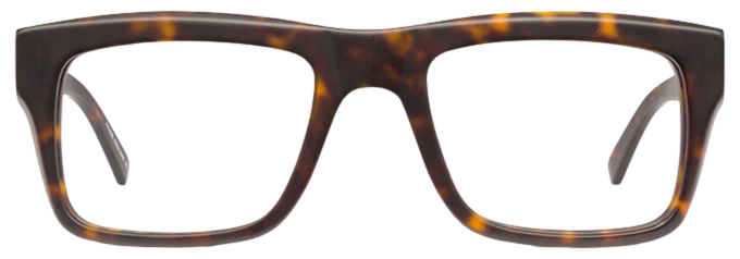 Matt Dark Tortoiseshell - Front