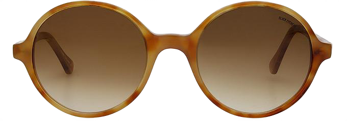 Adler round sunglasses – Black Eyewear