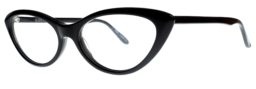 Black cat eye glasses clearance